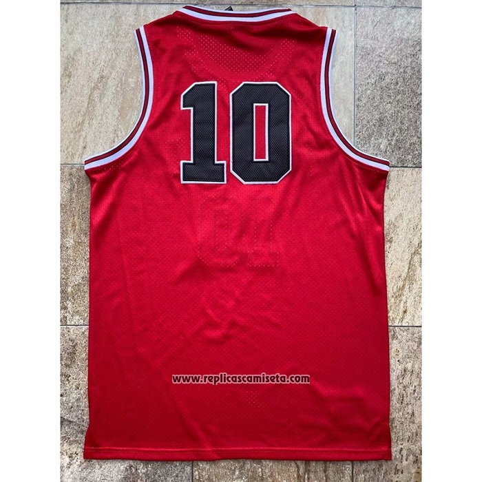 Camiseta Shohoku Sakuragi #10 Rojo